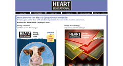 Desktop Screenshot of heart-educational.ie